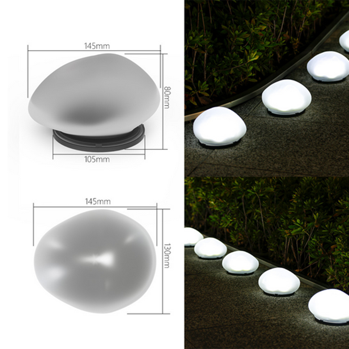 GlowPebble Zonne-energie lamp