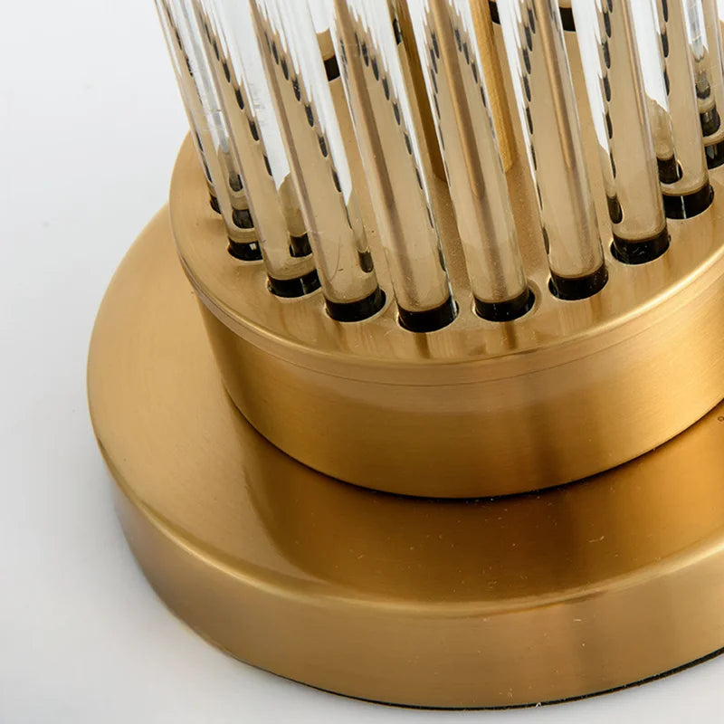 VitrumLux – Glas- en Stoffen Tafellamp