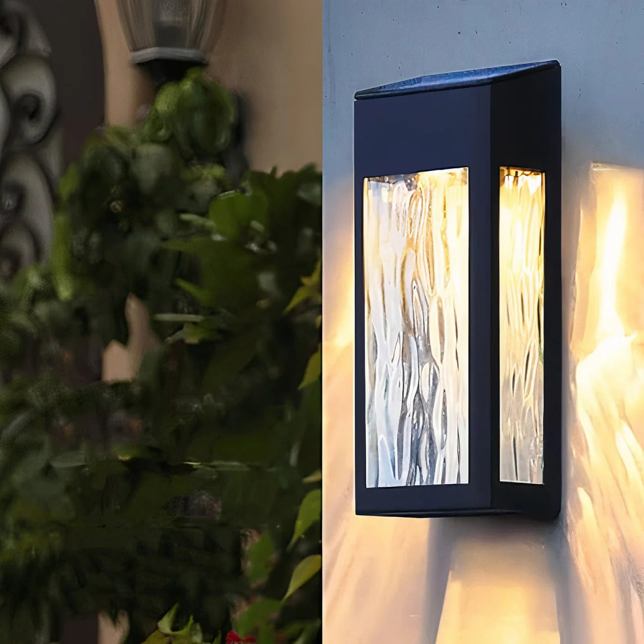 FloraGlow - Decoratieve wandlamp op zonne-energie