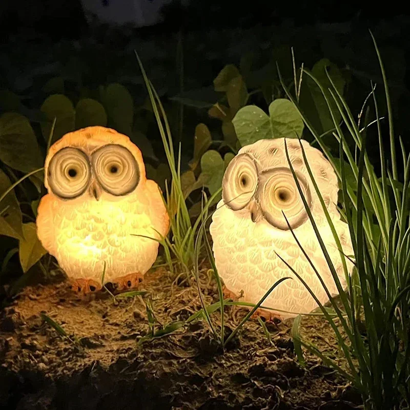 LunaOwl - LED tafellamp voor buiten op zonne-energie