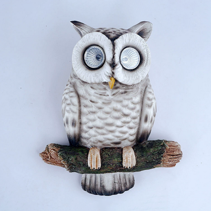 OwlForest - Decoratief LED-nachtlampje op zonne-energie voor uilen