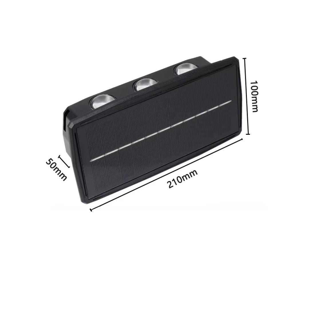 LumiVive - LED buitenwandlamp op zonne-energie