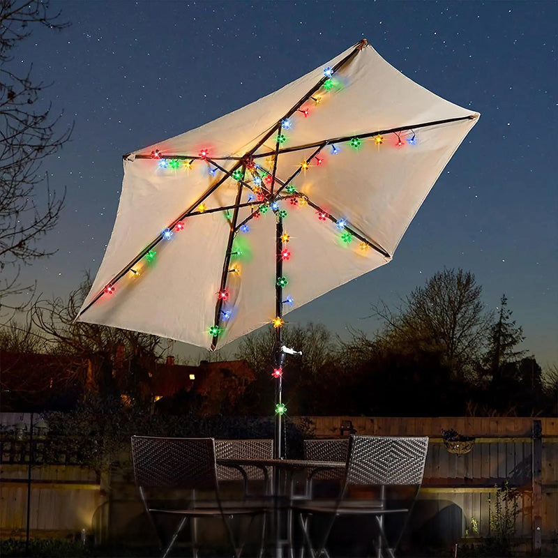 BlossomGlow Solar Sakura Lichtsnoer – LED Bloemenverlichting voor Buiten & Feestdagen