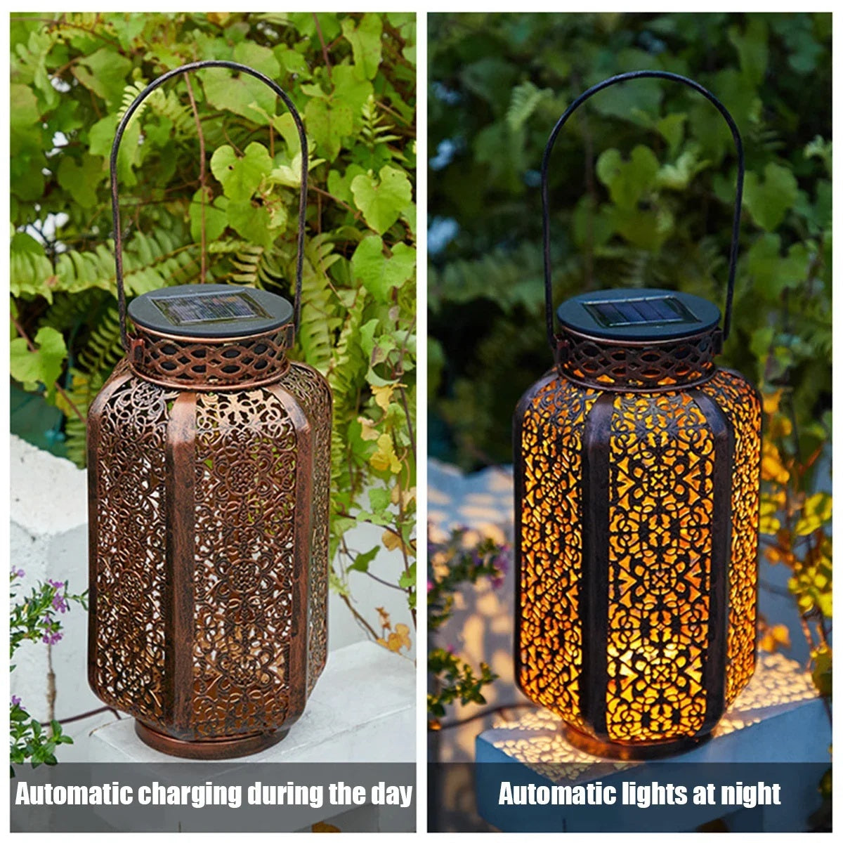 LumiRustic – Solar Hanglantaarn