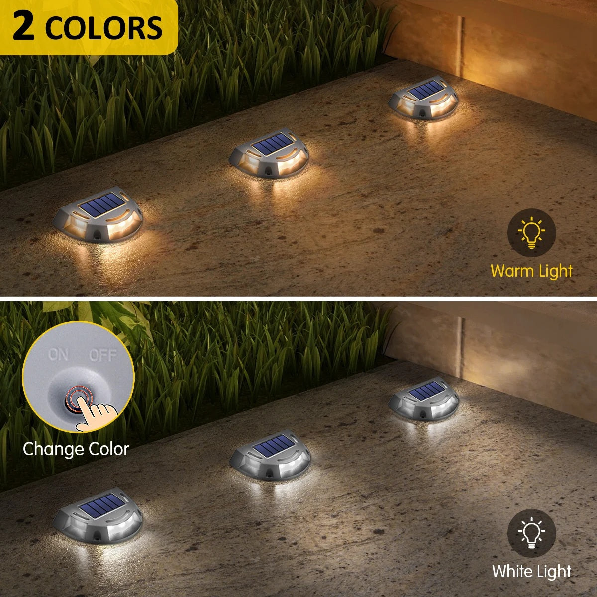DriveEdge Duo – Aluminium Solar Opritlampen (2-Pack)