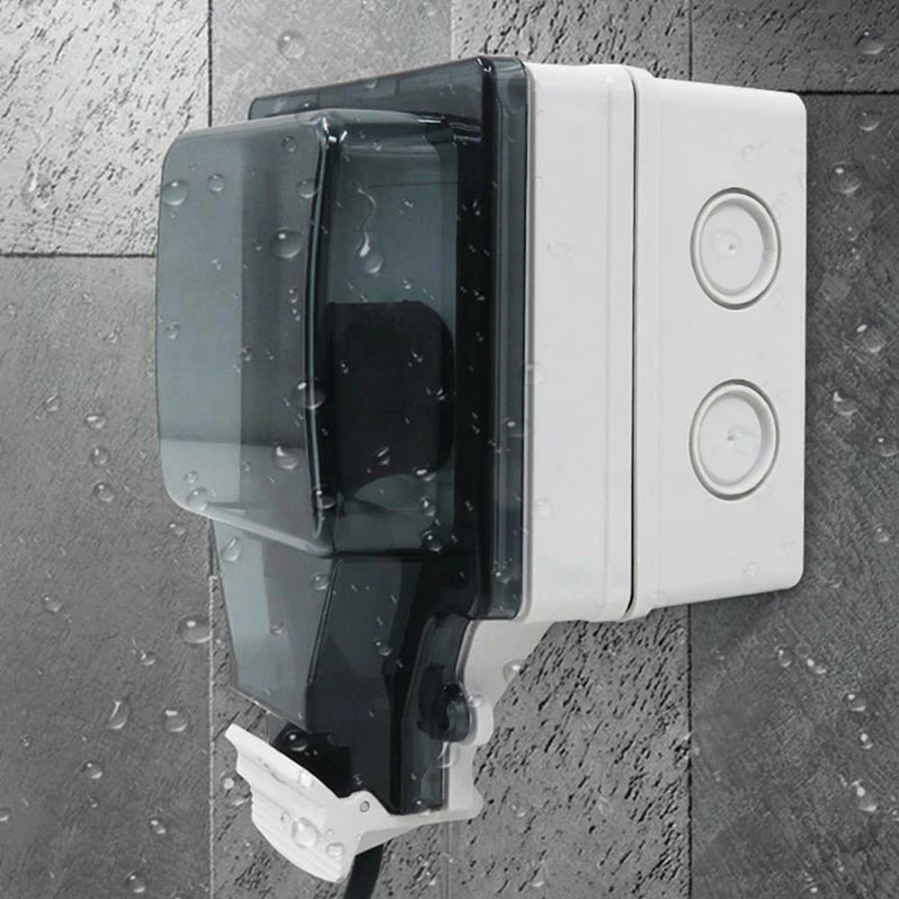 Slimme WiFi Buitenstekker met EU-stekker – Waterdicht en Weerbestendig