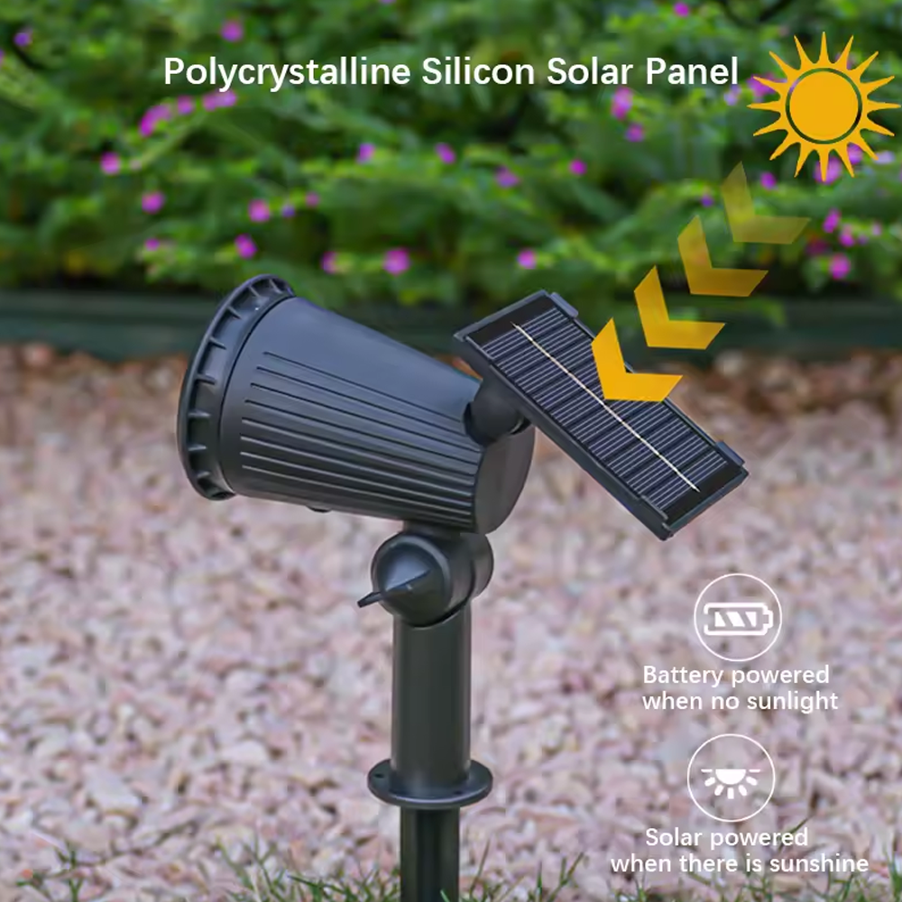 Set van 3 Solar Priklampen – Zwart