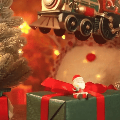 Kerstmis Sneeuweffect Trein Deluxe