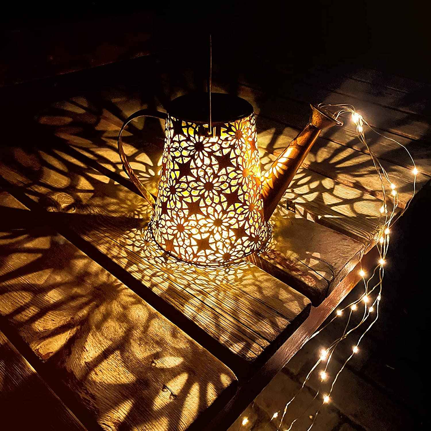 Tuinverlichting - Watergeeflamp op zonne-energie