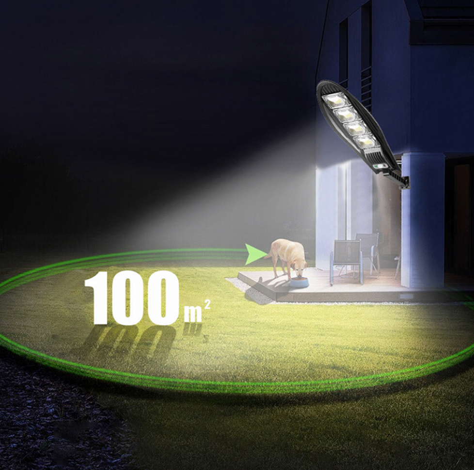 DragonSolar™- 600W buitenlamp op zonne-energie met bewegingsdetectie