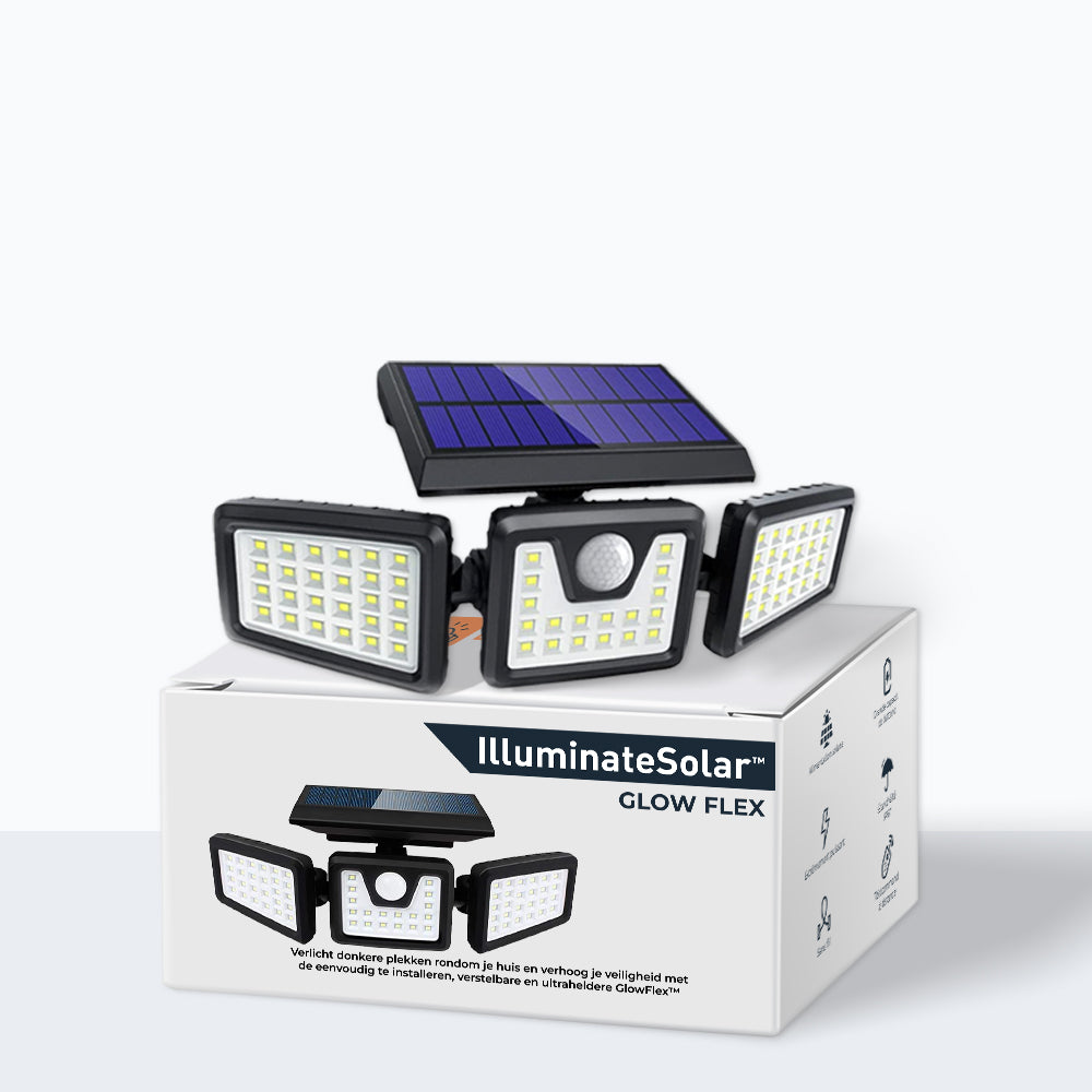 GlowFlex™- De ultra-heldere zonne-bewegingssensor veiligheidslicht