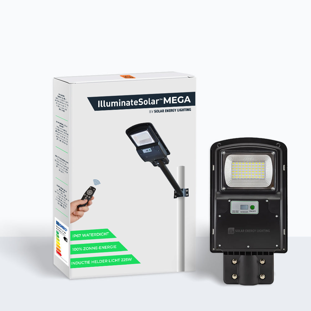 ILLUMINATESOLARMEGA™ De Ultieme 225W/5500 Lumens Ultraheldere Straatlantaarn op Zonne-energie