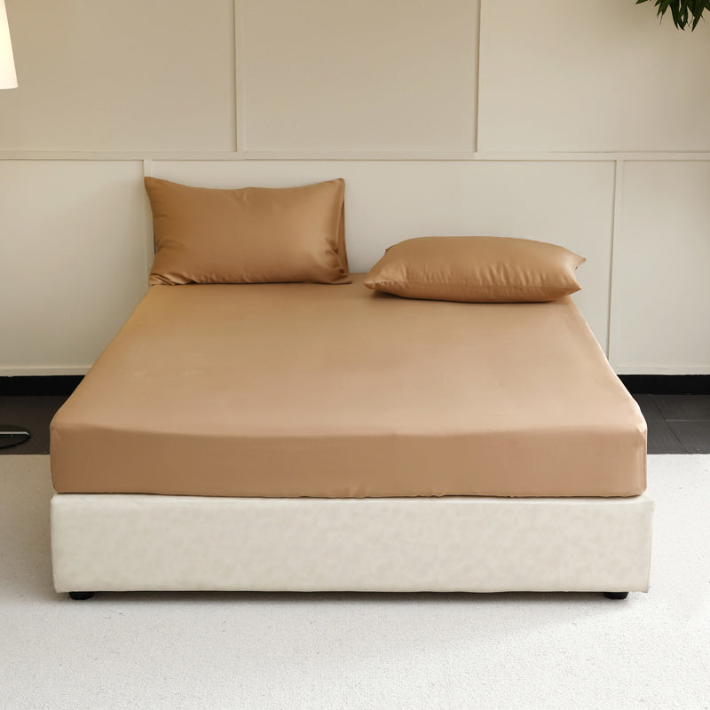 Loxen - Mulberry Silk Fitted Sheet with Elasticated Corners