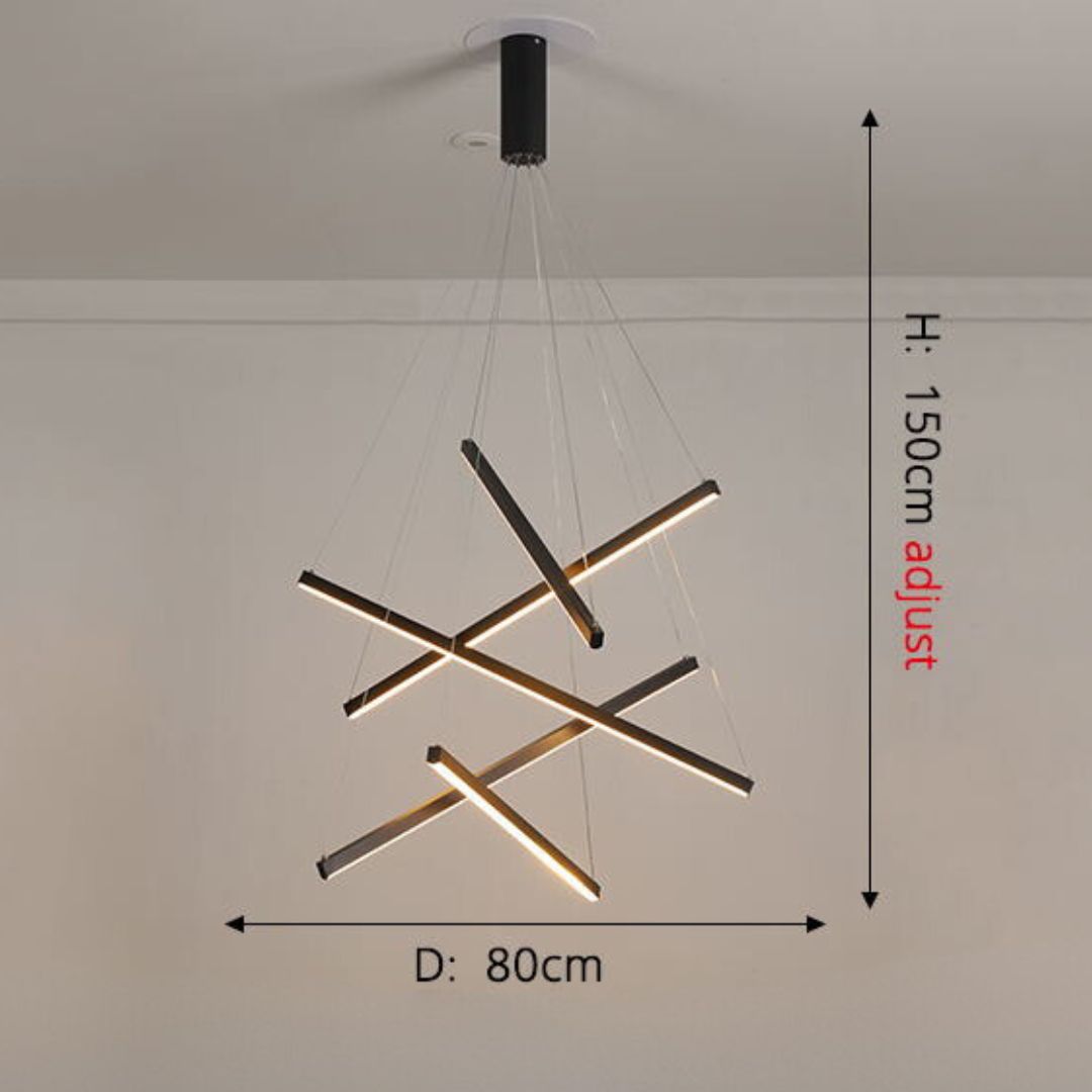 Nebula - Minimalistische kroonluchterlamp