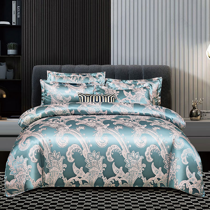 Valora - Luxe Satijn Jacquard Dekbedovertrek Set