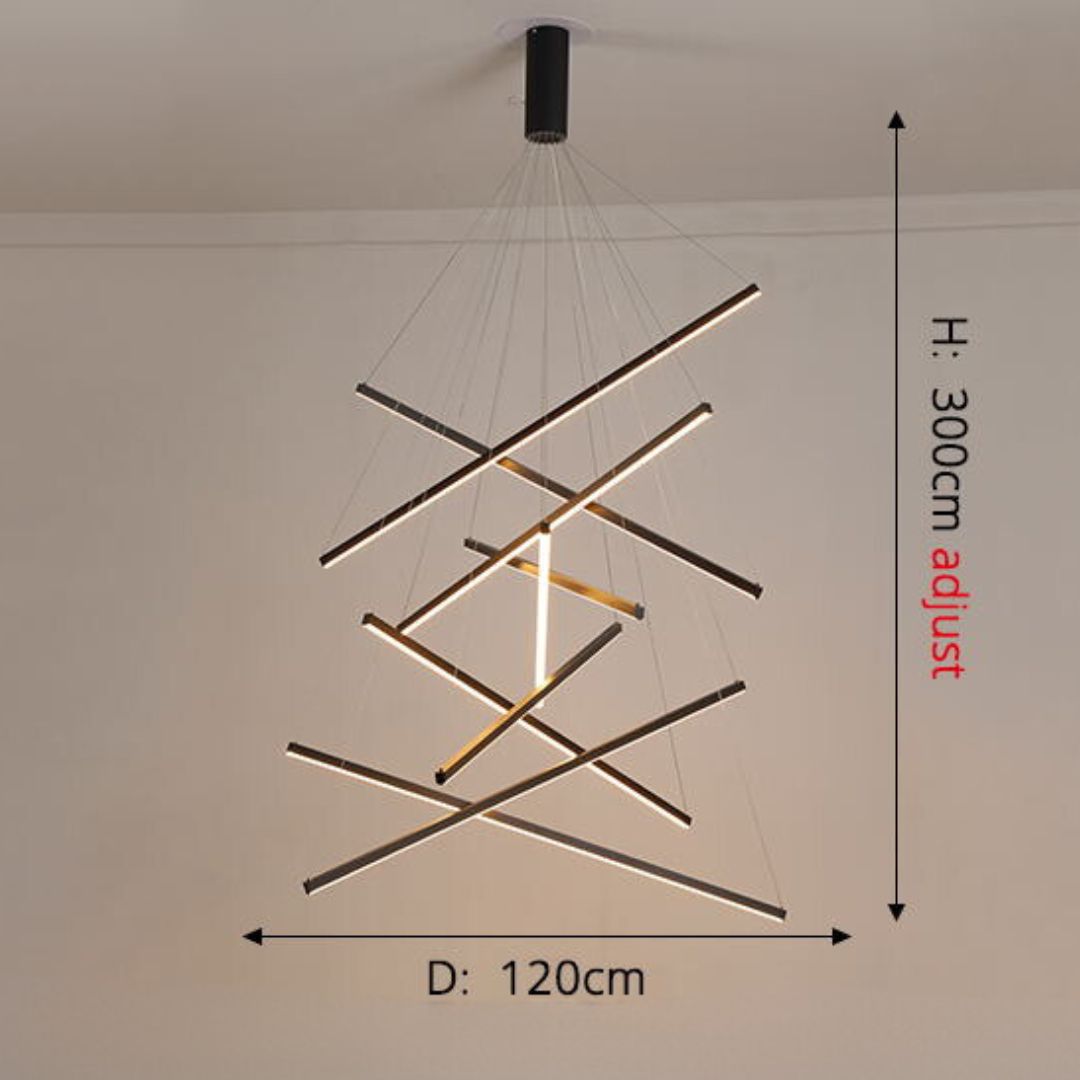 Nebula - Minimalistische kroonluchterlamp