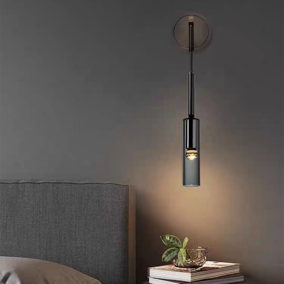 Scandinavin gerookte wijn wandlamp