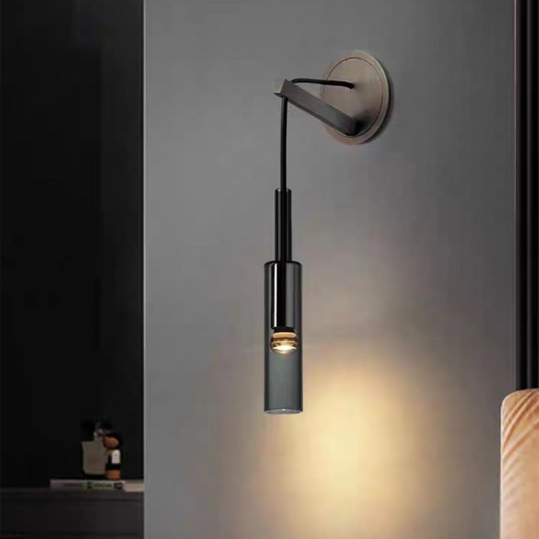 Scandinavin gerookte wijn wandlamp