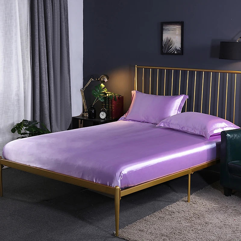 Lyris - Luxury Mulberry Silk Fitted Sheet Set
