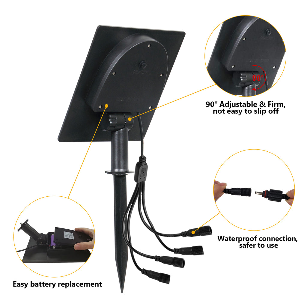 ColorSplash™ - RGB Solar Outdoor Spotlights