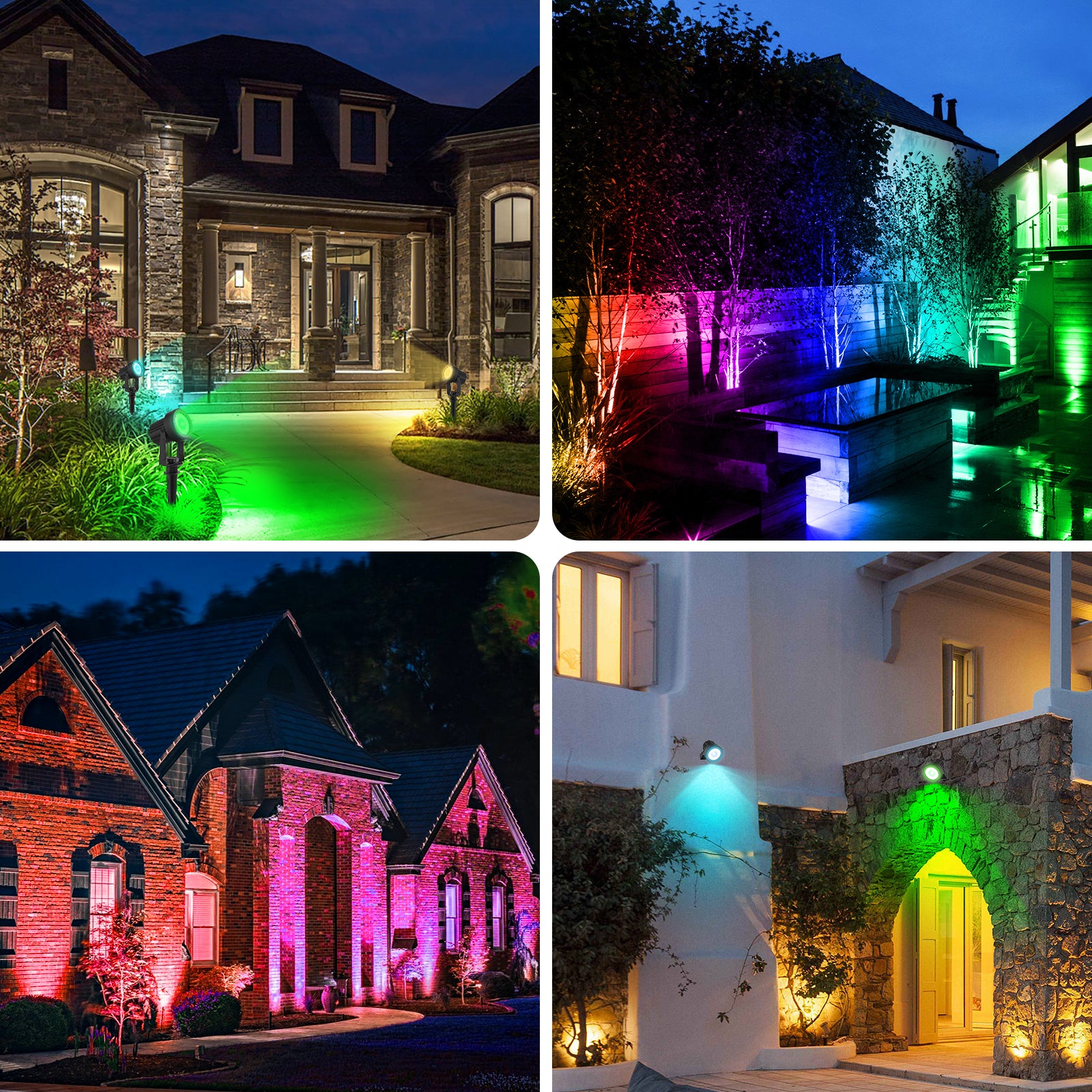 ColorSplash™ - RGB Solar Outdoor Spotlights