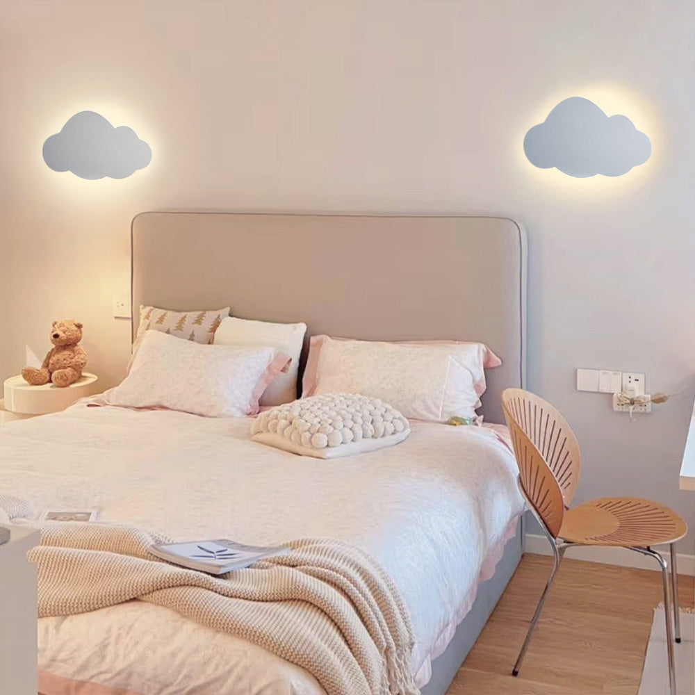 Wandlamp wolkensilhouet