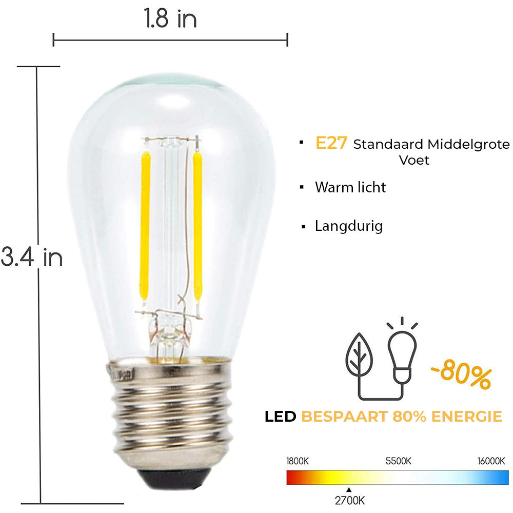 Kroonluchterlamp op Zonne-Energie