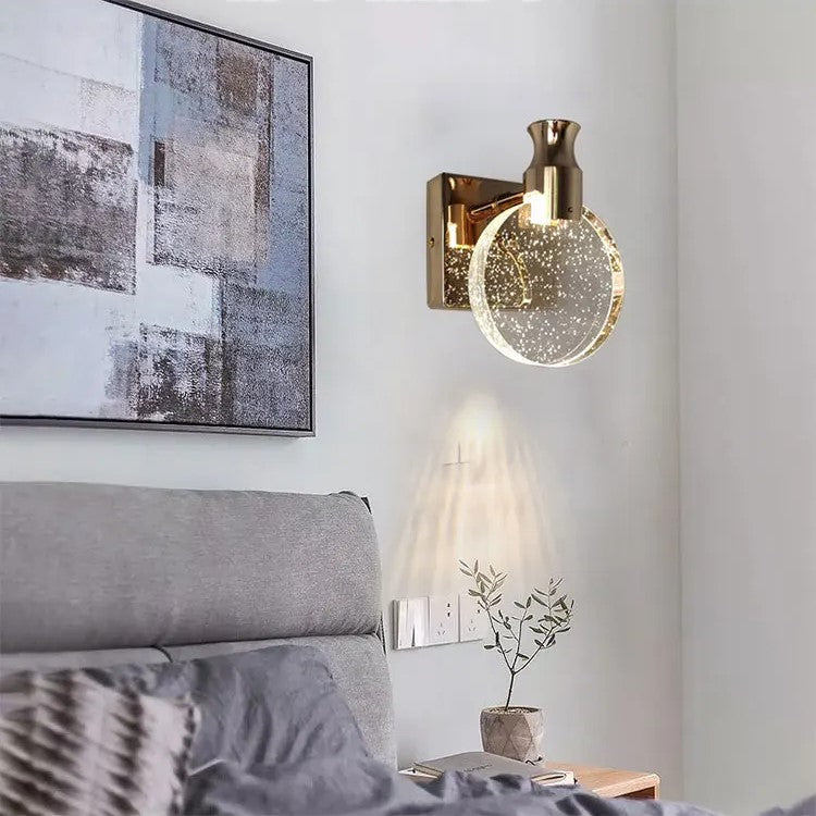 GoldenCircle – Round Golden Wall Lamp