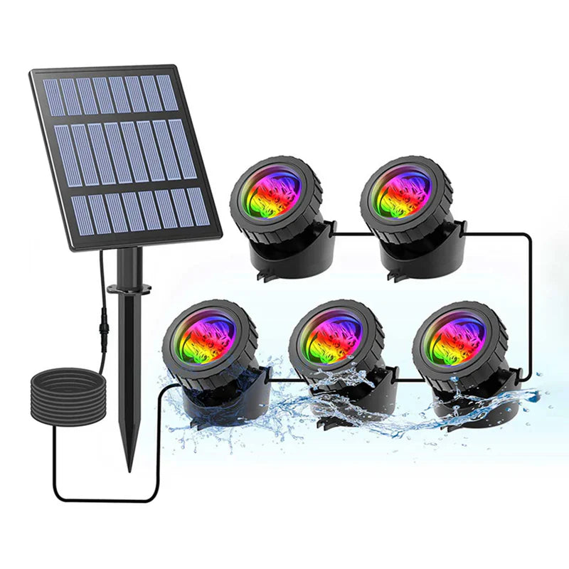 ColorWave™ - RGB vijver- en zwembadverlichting op zonne-energie