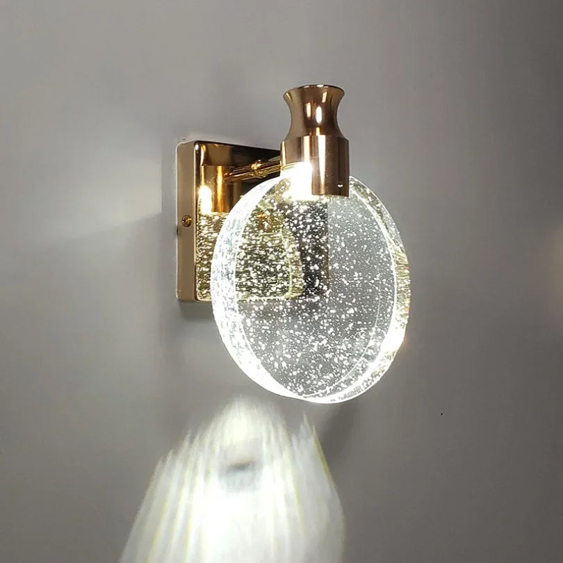 GoldenCircle – Round Golden Wall Lamp