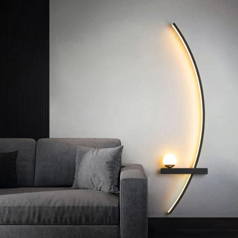 Lumosphere™ - Minimalistische LED-wandlamp