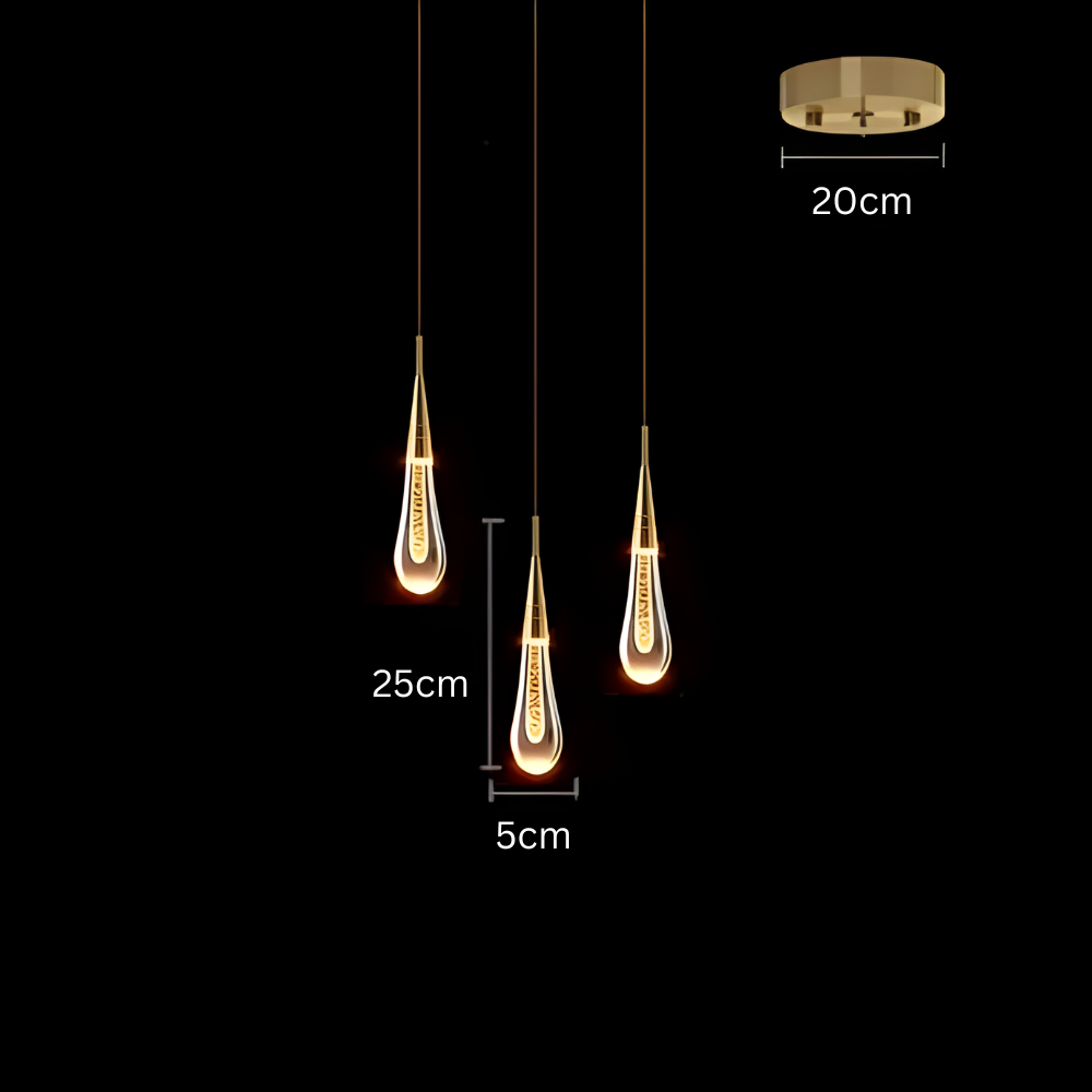 GoldenDrop™ - armatuur met meerdere lampen