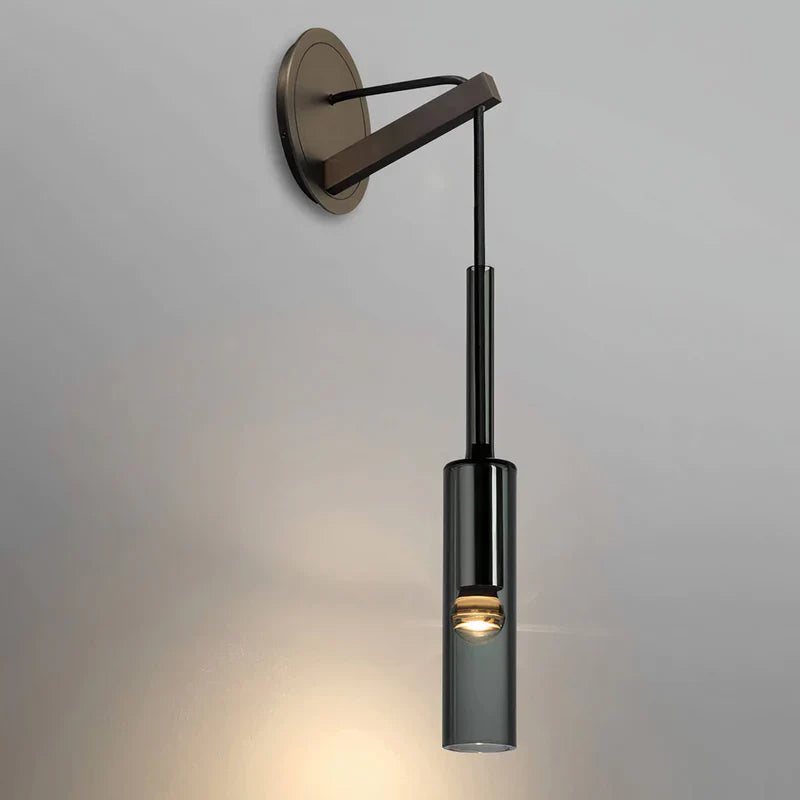 Scandinavin gerookte wijn wandlamp