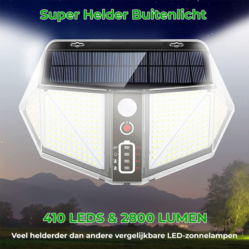 WallMega™- De 410 LED zonneschermverlichting