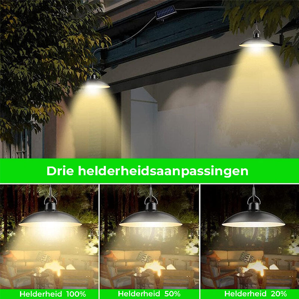 Hanglamp op Zonne-energie voor Binnen/Buiten met Afstandsbediening