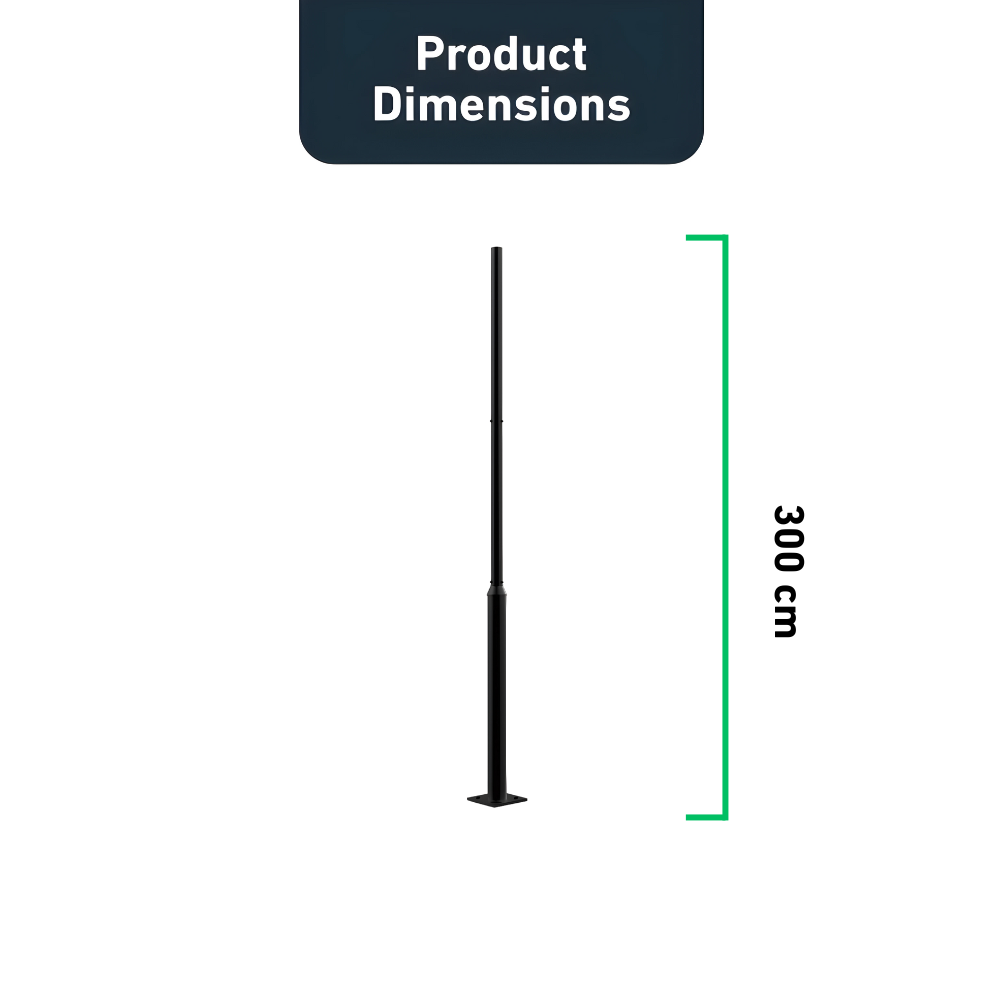 Zonnelichtmast voor Straatverlichting – Voor Buitenverlichting