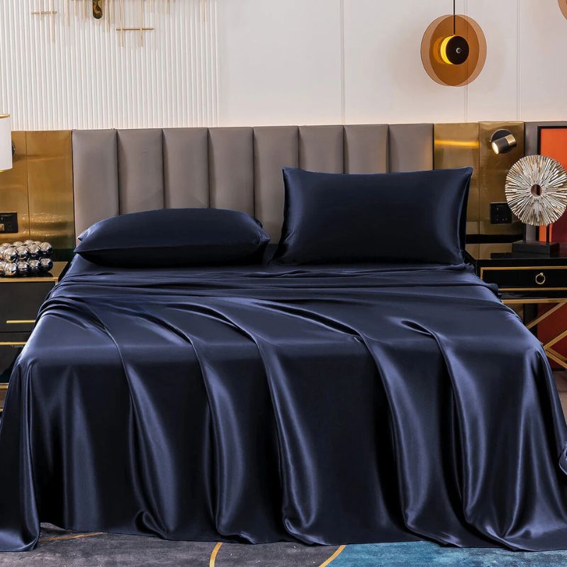 Luxury silk sheet set