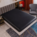 Satin Luxe Seamless Fitted Sheet - Mulberry Feel