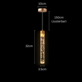GoldenPegs – Elegant Pendant Lamp with Gold Accents