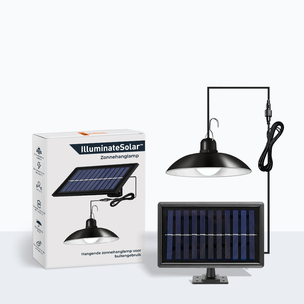 Hanglamp op Zonne-energie voor Binnen/Buiten met Afstandsbediening