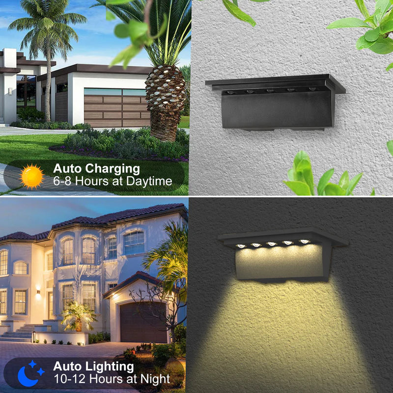 VividSolar™ - Solar Fence Lights
