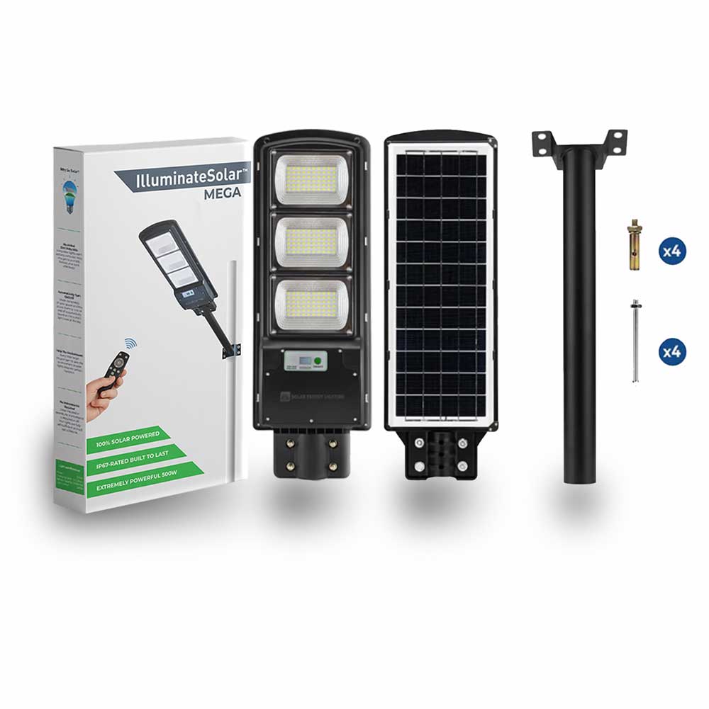 IlluminatesolarMEGA™ - De Ultieme Zonne-energie Led Straatverlichting 375w