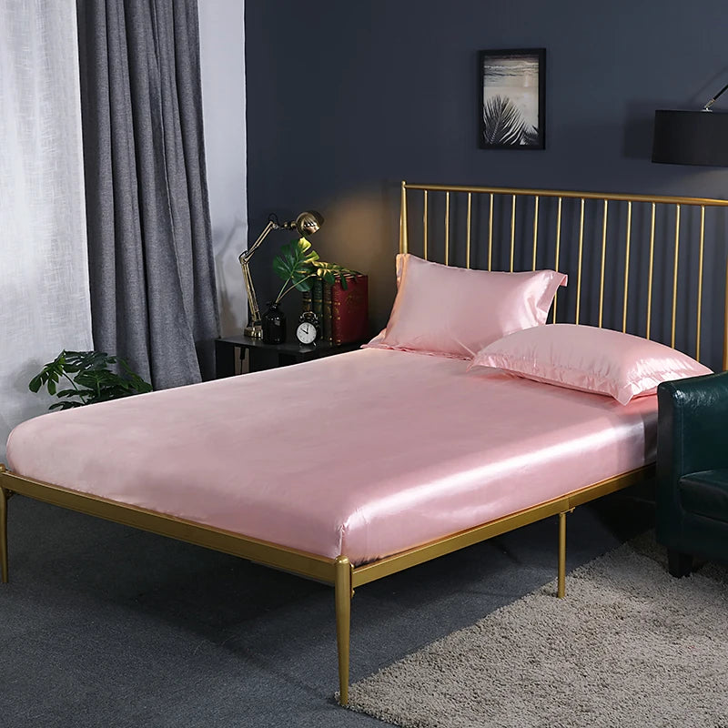 Lyris - Luxury Mulberry Silk Fitted Sheet Set