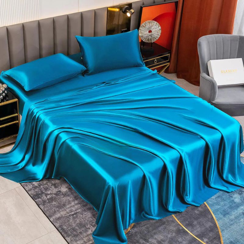 Luxury silk sheet set