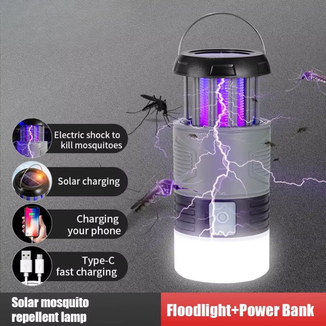 BuzzOff - UV-lamp voor muggen op zonne-energie