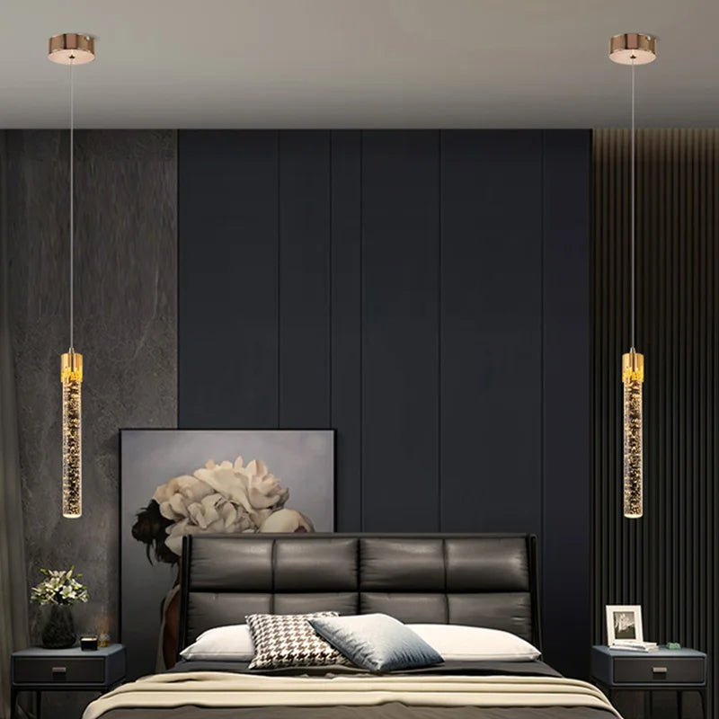 GoldenPegs – Elegant Pendant Lamp with Gold Accents