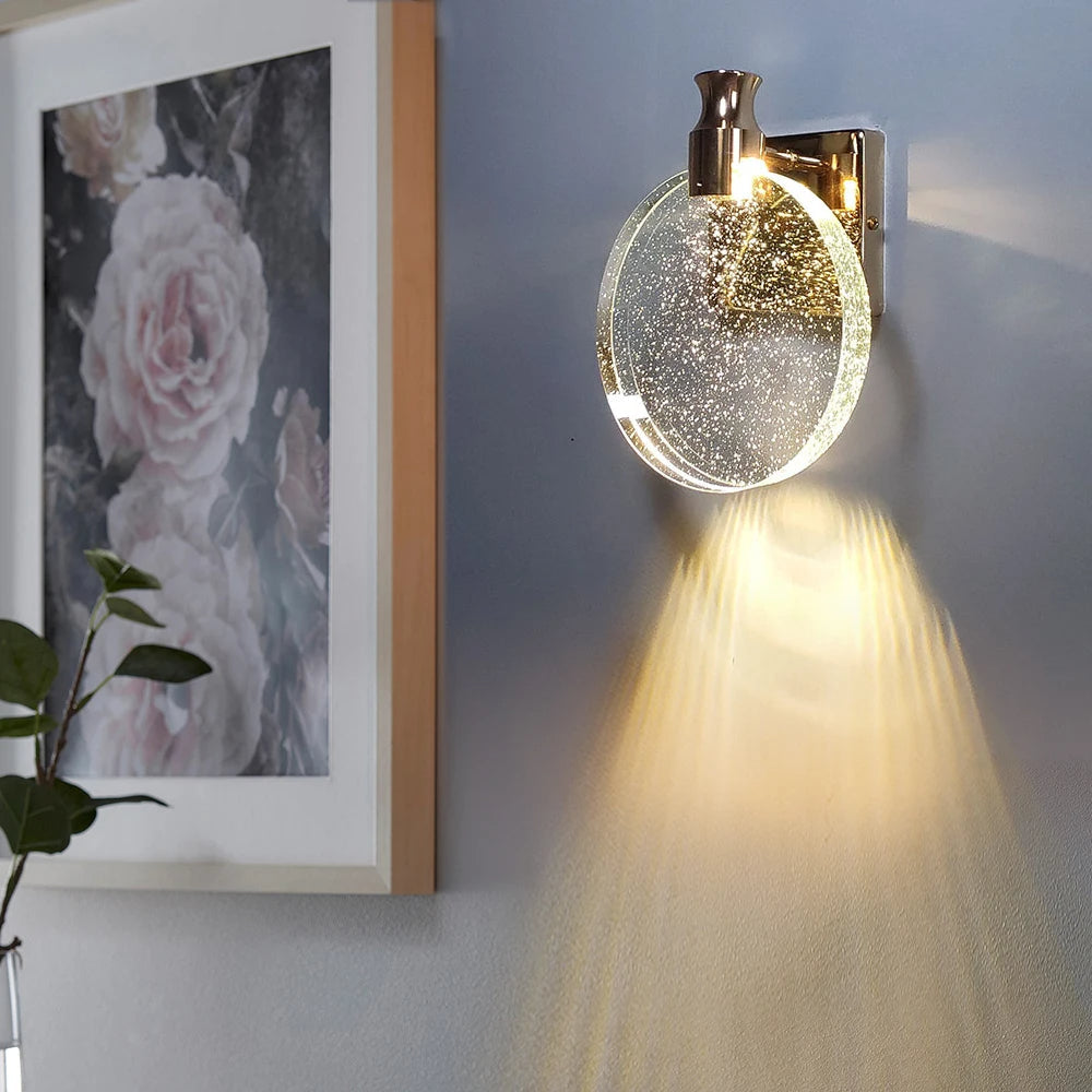GoldenCircle – Round Golden Wall Lamp