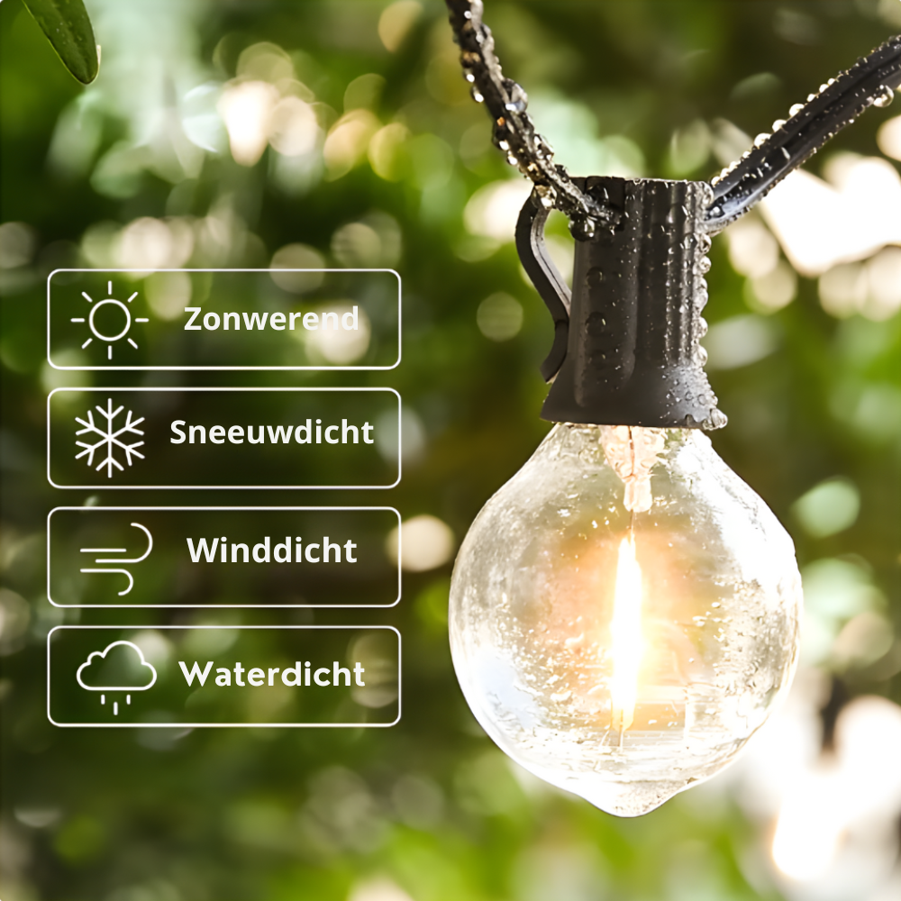 SolarBulb™ - Sphere-lichtslingers met dubbele kracht