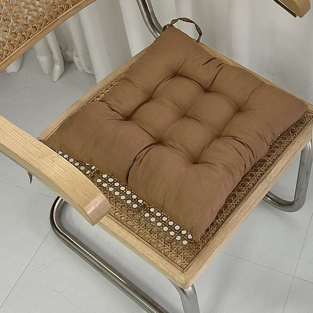 Cuvia - Linen cushion with mother-of-pearl cotton