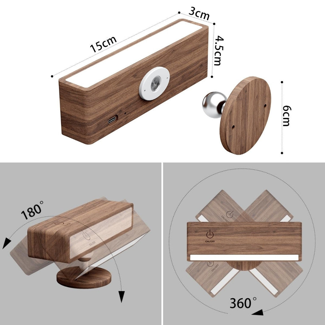 Oplaadbare 360° LED-lamp